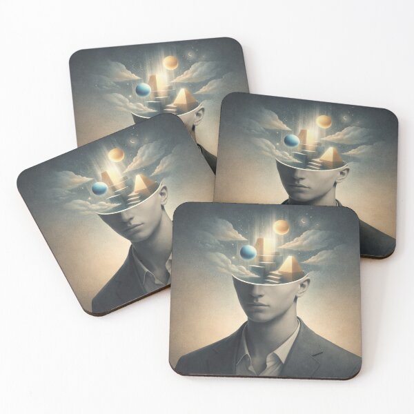 Item preview, Surreal Mind Illustration – Cosmic Consciousness Art designed and sold by the-dovlat.