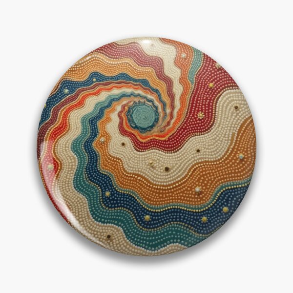 Item preview, Aboriginal Inspired Art - A Whirlwind of Pathways designed and sold by GrinGalore.