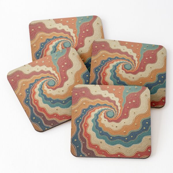 Item preview, Aboriginal Inspired Art - A Whirlwind of Pathways designed and sold by GrinGalore.