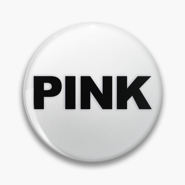 Item preview, PINK — Black Minimal Bold Type Statement designed and sold by WORDPAUSE.