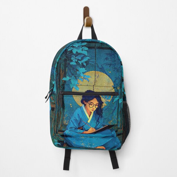 Item preview, Wise and Courageous Woman Scholar Under Moonlight designed and sold by IRRI_3212.