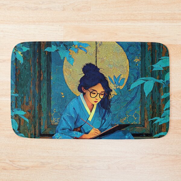 Item preview, Wise and Courageous Woman Scholar Under Moonlight designed and sold by IRRI_3212.