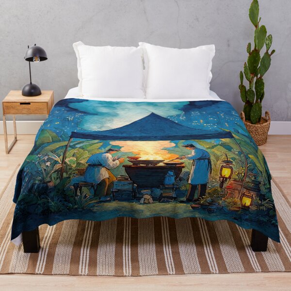 Item preview, Night Market Fire Beneath City Lights designed and sold by IRRI_3212.