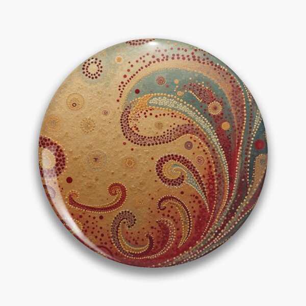 Item preview, Aboriginal Inspired Art - Romantic Curls of Flame designed and sold by GrinGalore.