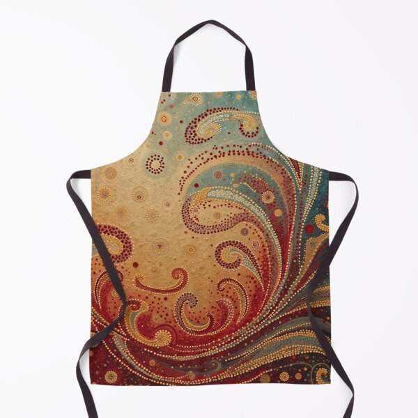 Item preview, Aboriginal Inspired Art - Romantic Curls of Flame designed and sold by GrinGalore.