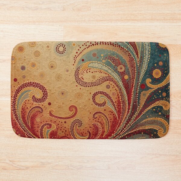 Item preview, Aboriginal Inspired Art - Romantic Curls of Flame designed and sold by GrinGalore.