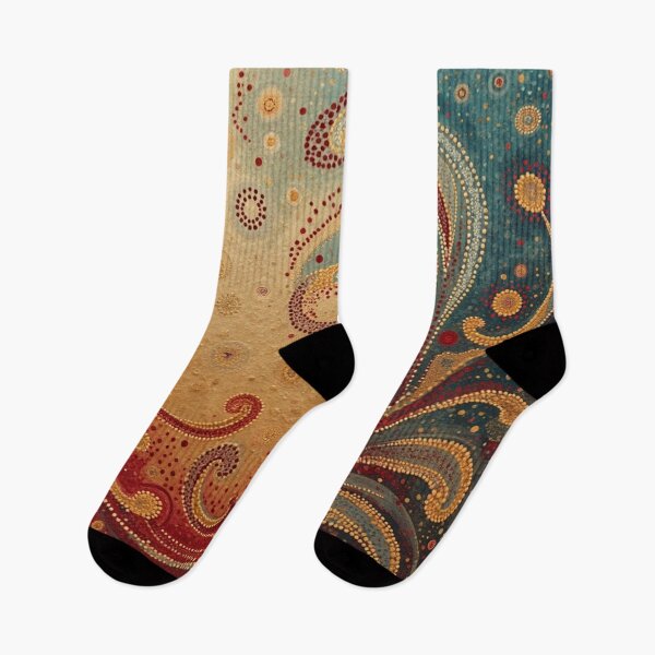 Item preview, Aboriginal Inspired Art - Romantic Curls of Flame designed and sold by GrinGalore.