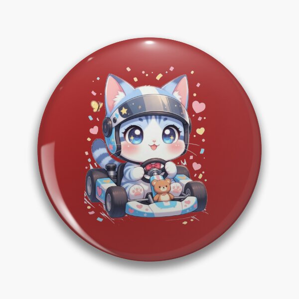 Item preview, Adorable cat in a race car - cute gift for a car lover  designed and sold by UrbanView.