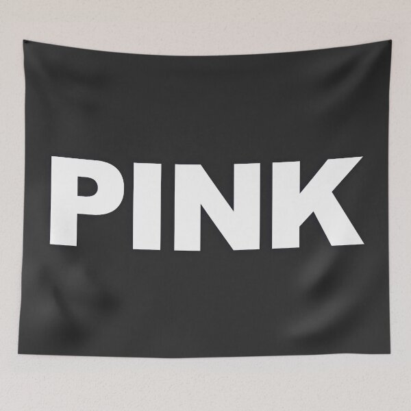 Item preview, PINK — White Minimal Bold Type Statement designed and sold by WORDPAUSE.