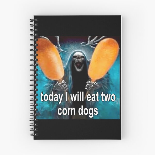 Item preview, Today I Will Eat Two Corn Dogs Meme Dank Funny Sayings T-Shirt designed and sold by SAPAIDART.