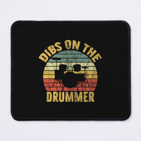 Item preview, Vintage Dibs On The Drummer Funny Drummer Drumming designed and sold by Roijoin5.