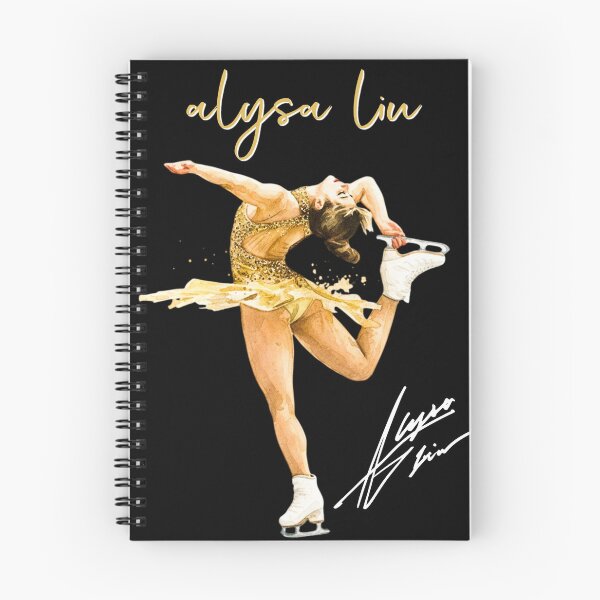 Item preview, Alysa Liu Figure Ice Skating Vintage Watercolor designed and sold by ClarenceGarza.