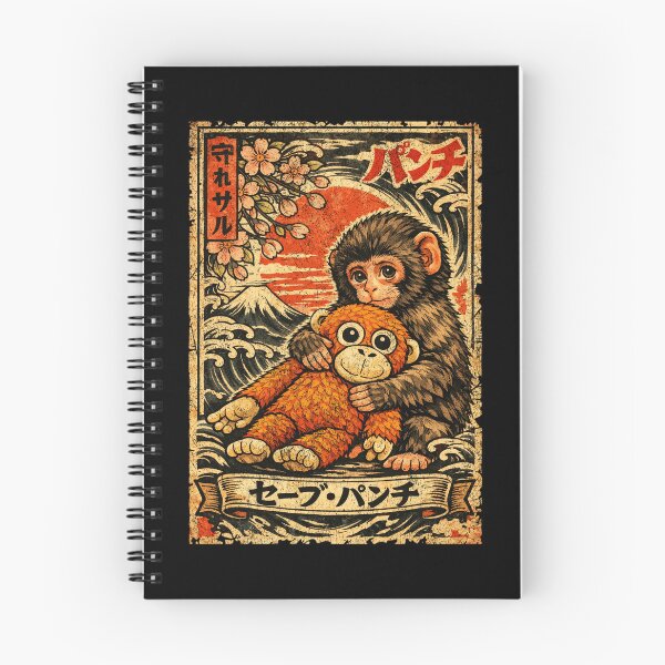 Item preview, Punch Baby Monkey Japanese Style designed and sold by MackenzieBin.