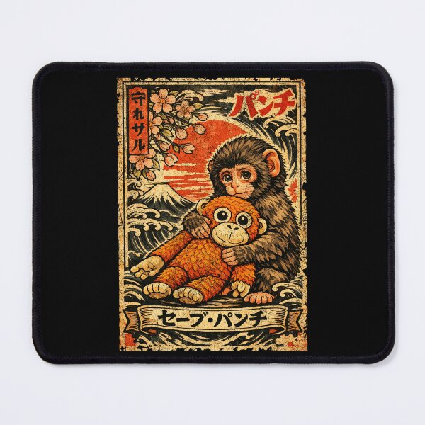 Item preview, Punch Baby Monkey Japanese Style designed and sold by MackenzieBin.