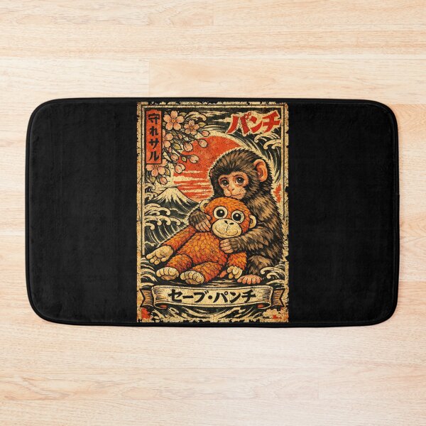 Item preview, Punch Baby Monkey Japanese Style designed and sold by MackenzieBin.