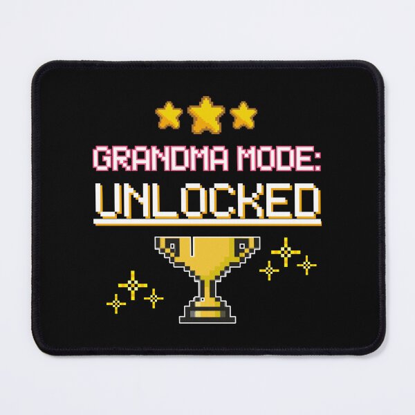 Item preview, Grandma Mode Unlocked - Funny Gamer Pregnancy Announcement Pixel Art designed and sold by JB-designstudio.