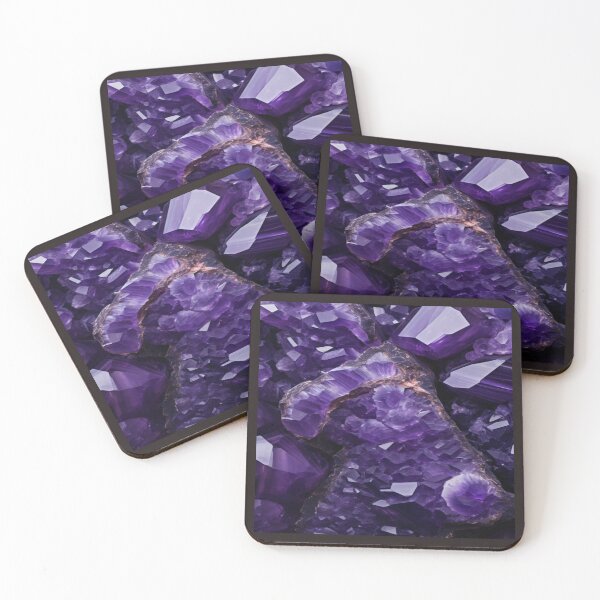 Item preview, Purple Crystal Cluster Masterpiece Artwork  designed and sold by NivyasArtistry.