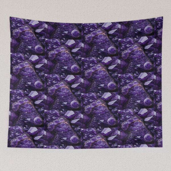 Item preview, Purple Crystal Cluster Masterpiece Artwork  designed and sold by NivyasArtistry.