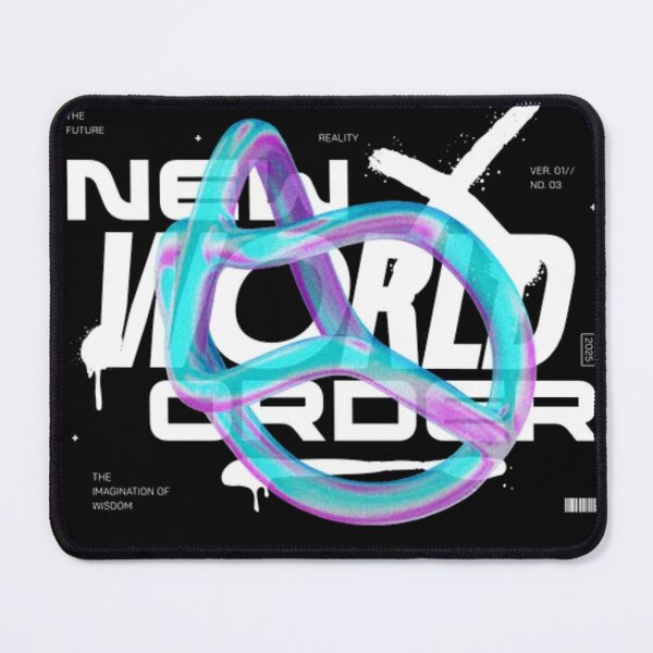 Item preview, Future Reality Iridescent Abstract - New World Order Tech Art designed and sold by GenZFashion000.