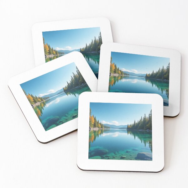 Item preview, Beautiful lake  designed and sold by Stickersshop04.