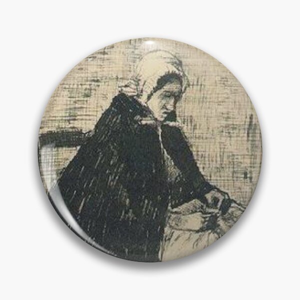 Item preview, Scheveningen Woman Sewing designed and sold by SharonTheFirst.