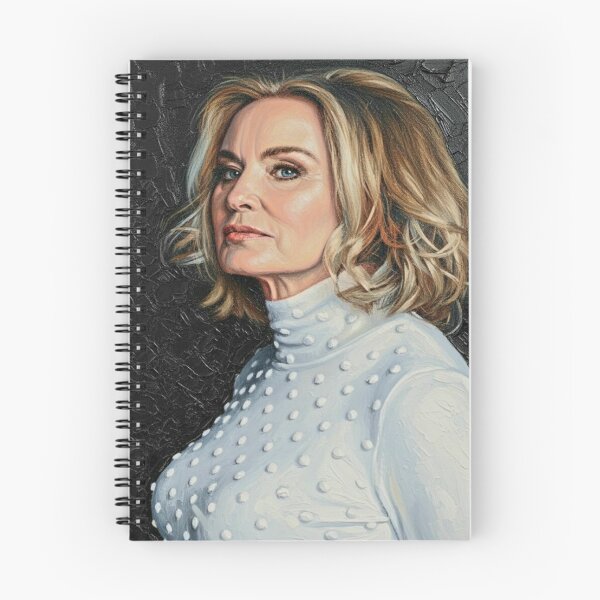 Item preview, The Matriarch: Jessica Lange Steely Impasto Portrait designed and sold by Art's Diner.