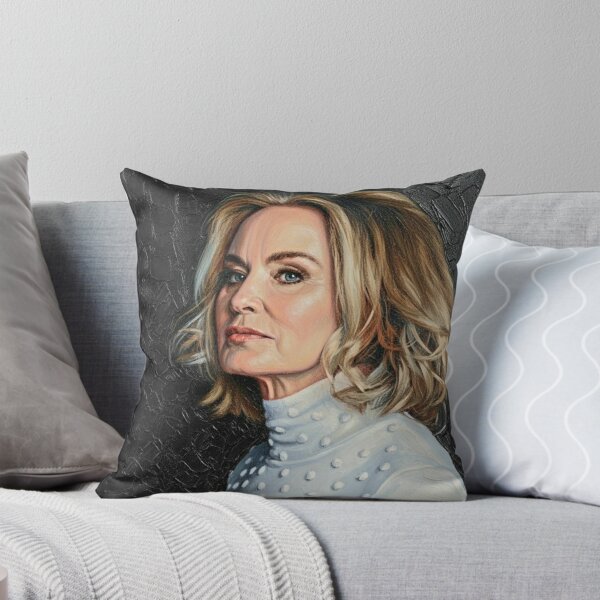 Item preview, The Matriarch: Jessica Lange Steely Impasto Portrait designed and sold by Art's Diner.