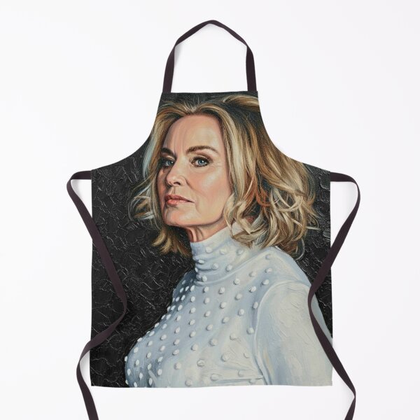 Item preview, The Matriarch: Jessica Lange Steely Impasto Portrait designed and sold by Art's Diner.