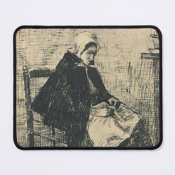 Item preview, Scheveningen Woman Sewing designed and sold by SharonTheFirst.