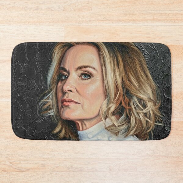 Item preview, The Matriarch: Jessica Lange Steely Impasto Portrait designed and sold by Art's Diner.