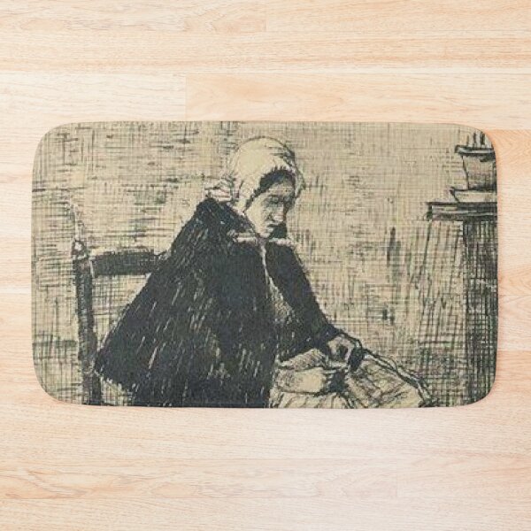 Item preview, Scheveningen Woman Sewing designed and sold by SharonTheFirst.