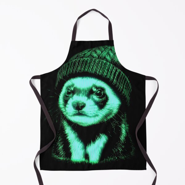 Item preview, Cybernetic Glitch Red Panda Neon Tech  designed and sold by graphixpolash.