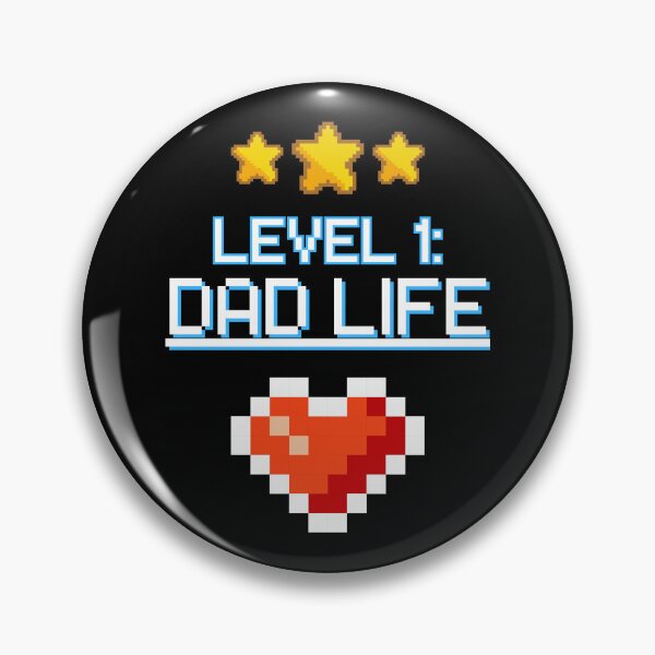 Item preview, Level 1 Dad Life - Funny New Gamer Father Pixel Art Gift designed and sold by JB-designstudio.