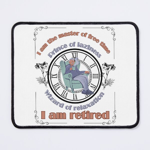 Item preview, Lazy Retirement King designed and sold by AnaPixMar.