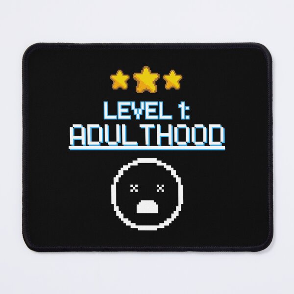 Item preview, Level 1 Adulthood - Funny 18th Birthday Gamer Pixel Art designed and sold by JB-designstudio.