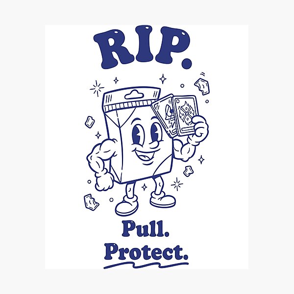 Item preview, RIP Pull Protect Trading Card Collector designed and sold by LuminOrb.