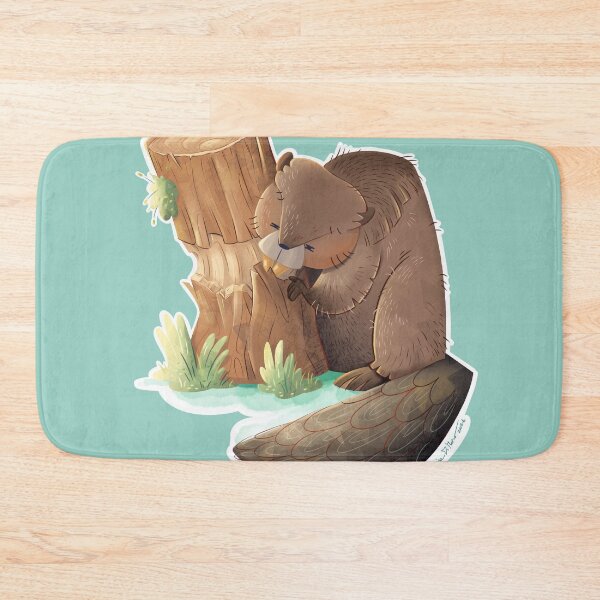 Item preview, Beaver children's book style designed and sold by RyukiArtbook.