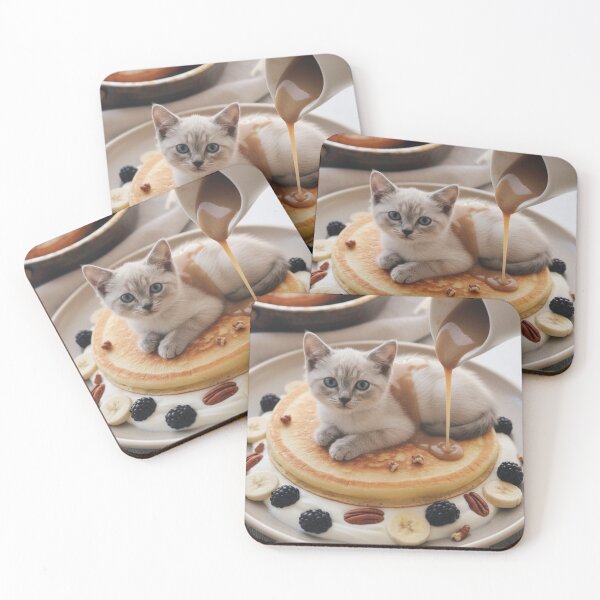 Item preview, Siamese Kitten Pancakes designed and sold by toppopin.