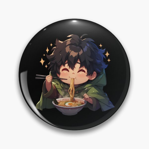 Item preview, Guren Ichinose Seraph Of The End Chibi Ramen Sparkly Kawaii Slurp designed and sold by mildaclairmo.