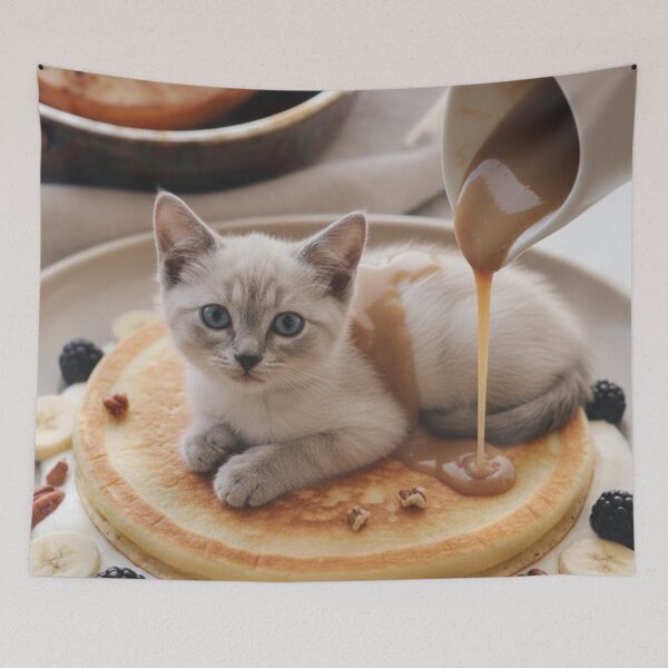 Item preview, Siamese Kitten Pancakes designed and sold by toppopin.