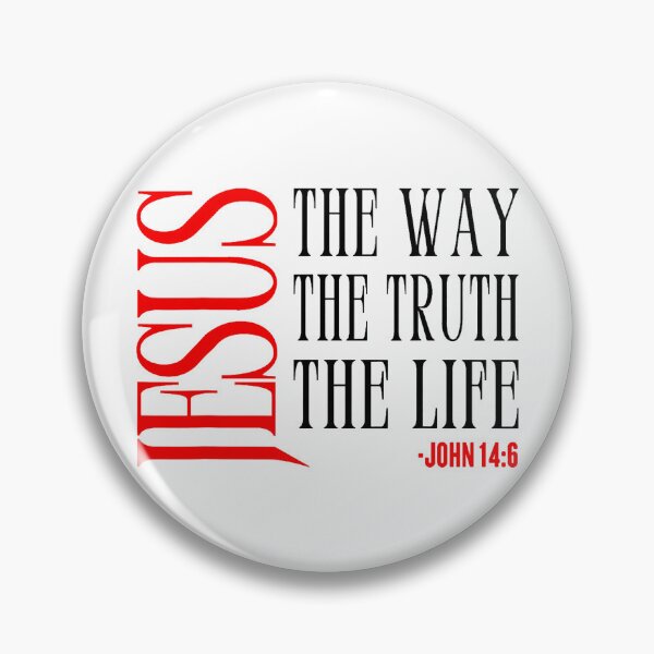 Item preview, Jesus The Way Truth Life John 14 6 Christian Faith Bible Verse designed and sold by cherylcarney.