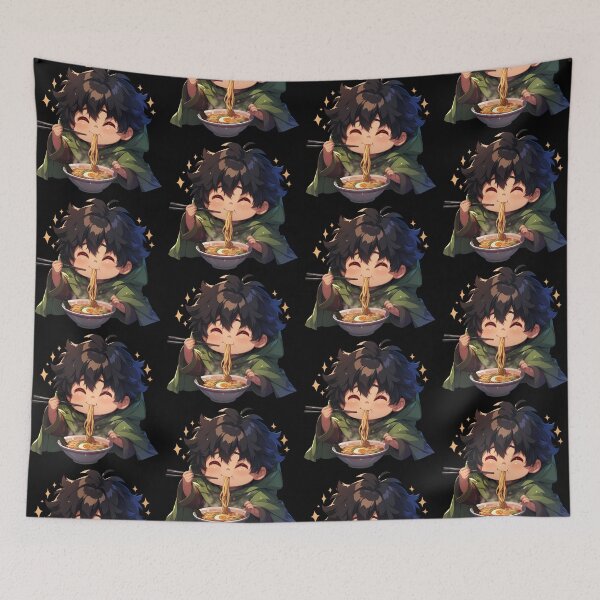 Item preview, Guren Ichinose Seraph Of The End Chibi Ramen Sparkly Kawaii Slurp designed and sold by mildaclairmo.
