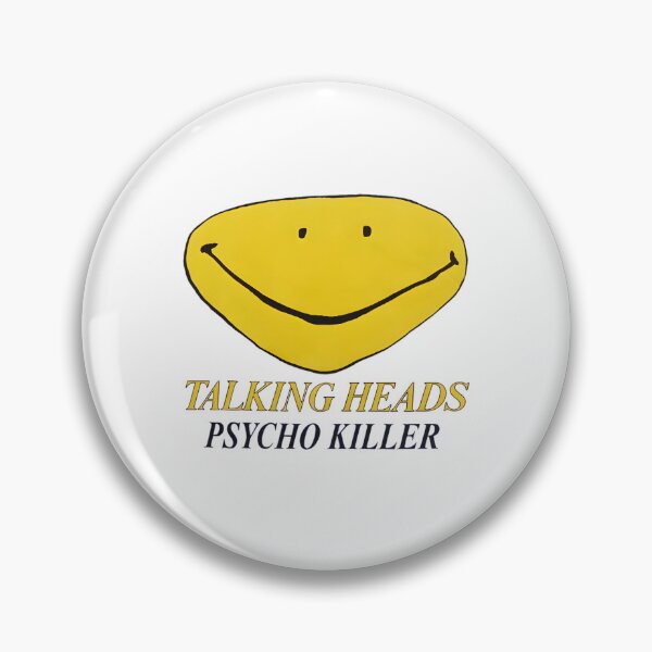 Item preview, Talking Heads Psycho Killer – Yellow Smiley Face designed and sold by DingDongV.