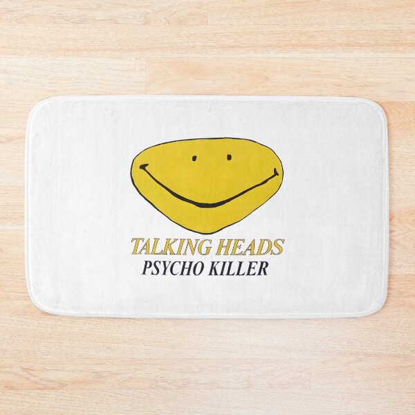 Item preview, Talking Heads Psycho Killer – Yellow Smiley Face designed and sold by DingDongV.