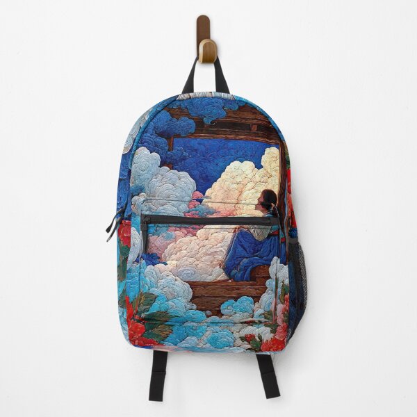 Item preview, Girl in Hanbok Among Dreaming Clouds designed and sold by IRRI_3212.
