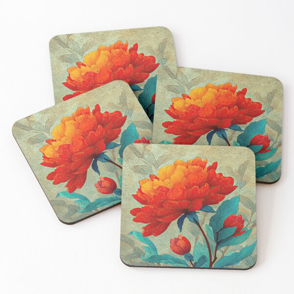 Item preview, Scarlet Peony of Prosperous Grace designed and sold by IRRI_3212.