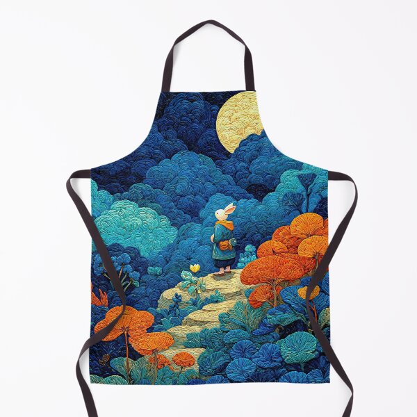 Item preview, Wise Rabbit Under the Moonlit Forest designed and sold by IRRI_3212.