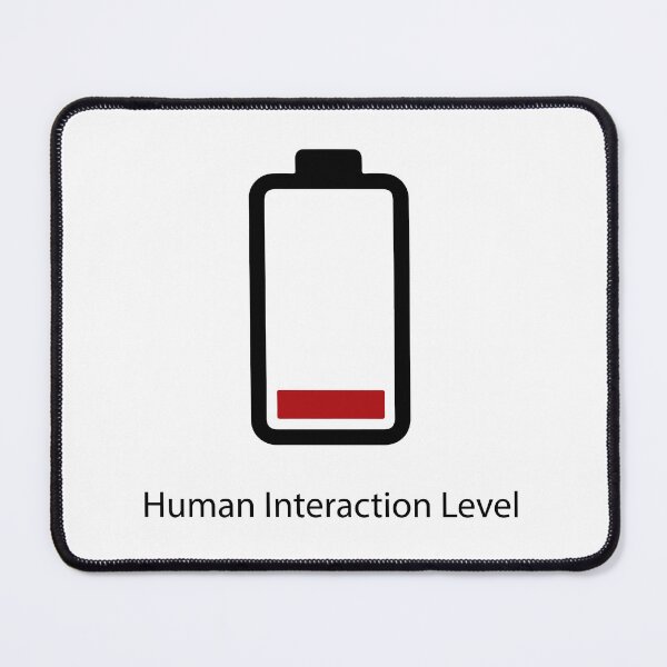 Item preview, Human Interaction Level Low Battery Funny Introvert Shirt, Social Battery Drain Tee, Anti Social Humor T-Shirt, Minimalist Battery Icon Design designed and sold by Design-Pro-21.