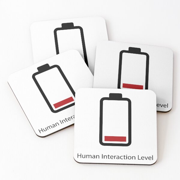 Item preview, Human Interaction Level Low Battery Funny Introvert Shirt, Social Battery Drain Tee, Anti Social Humor T-Shirt, Minimalist Battery Icon Design designed and sold by Design-Pro-21.