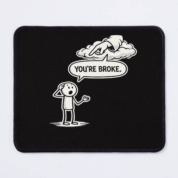 Item preview, Too Young to Retire Too Broke to Quit designed and sold by VibeOffline Studio.